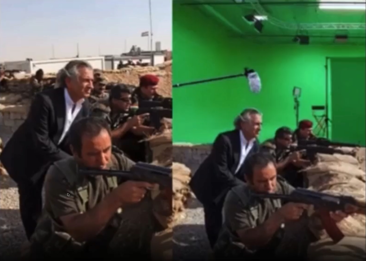 f55119_ad438146be5f4e71a821bd0c5998a0c5mv2 Bernard-Henri Levy (BHL) : comédien spécialisé dans le tournage de films de guerre