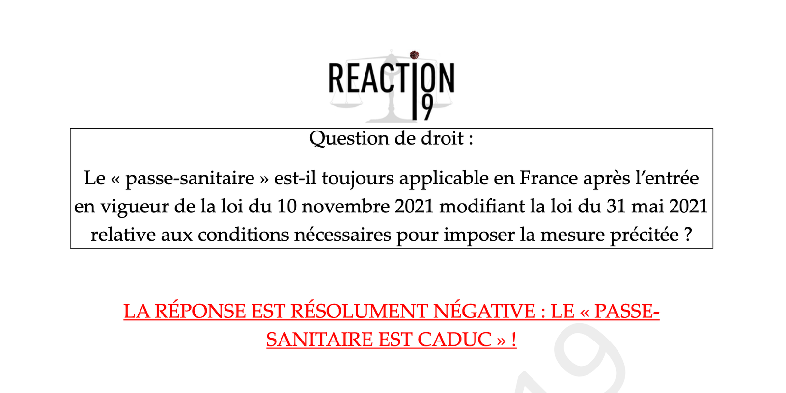 f55119_eb799b71e91249bfacce42db7b4b854fmv2 Le passe sanitaire serait illégal depuis le 15.11 selon Me Carlo Brusa (association Réaction19)