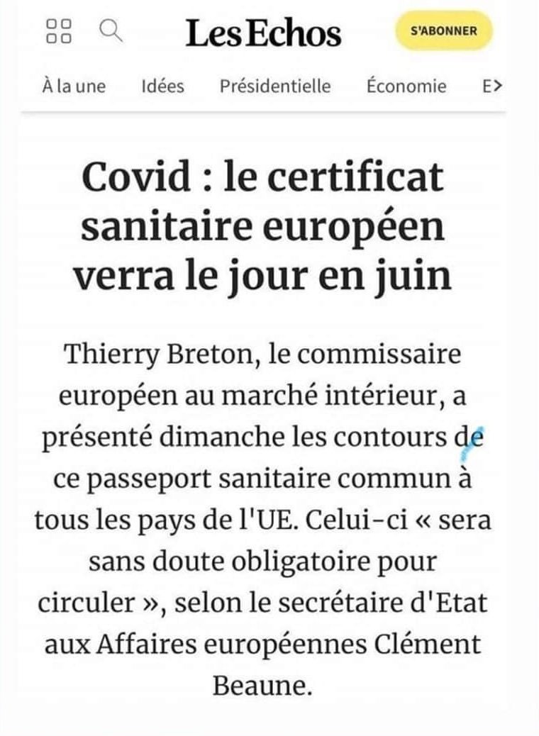 f55119_fec6a55db9684368b76d3b9e3b9f972cmv2 COVID: le certificat sanitaire européen verra le jour en Juin